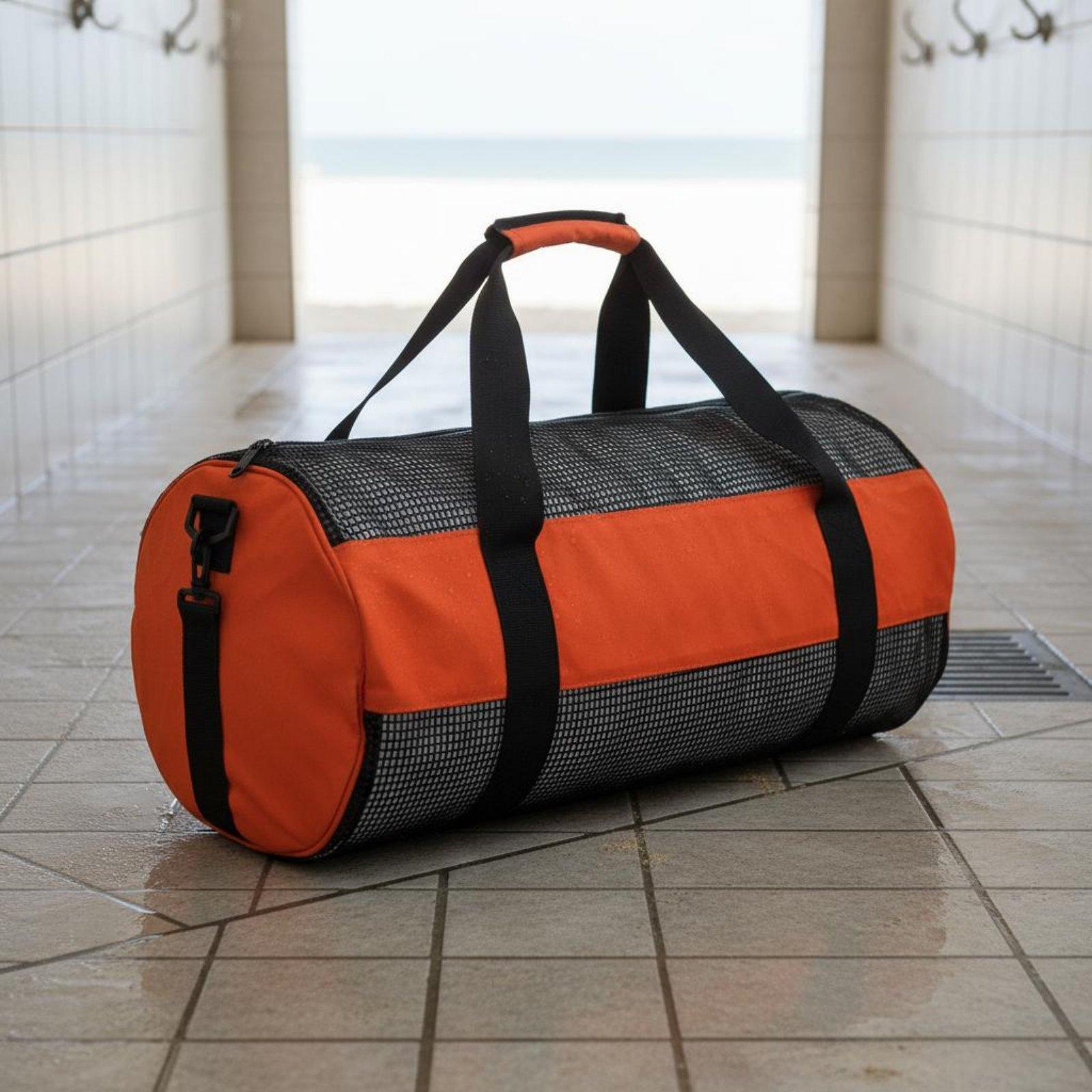 Outdoor Hunting Gear Store - Tauchausrüstungs-Reisetasche mit Abnehmbarem Schultergurt Netz-Tauchtasche Robuste