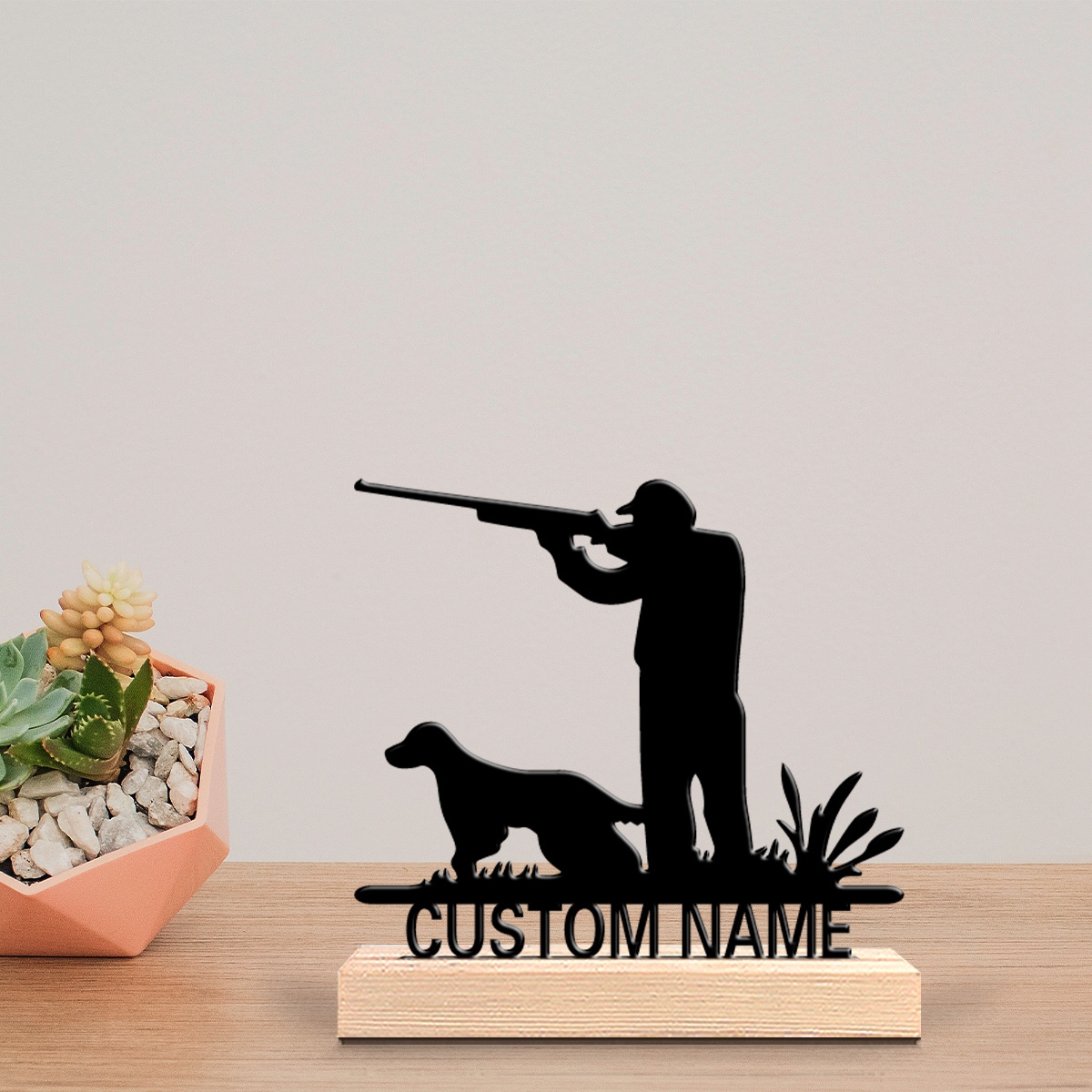 Hunting Outdoor Christmas Decorations - 1 Stück Modische Personalisierte Metallstatuen von