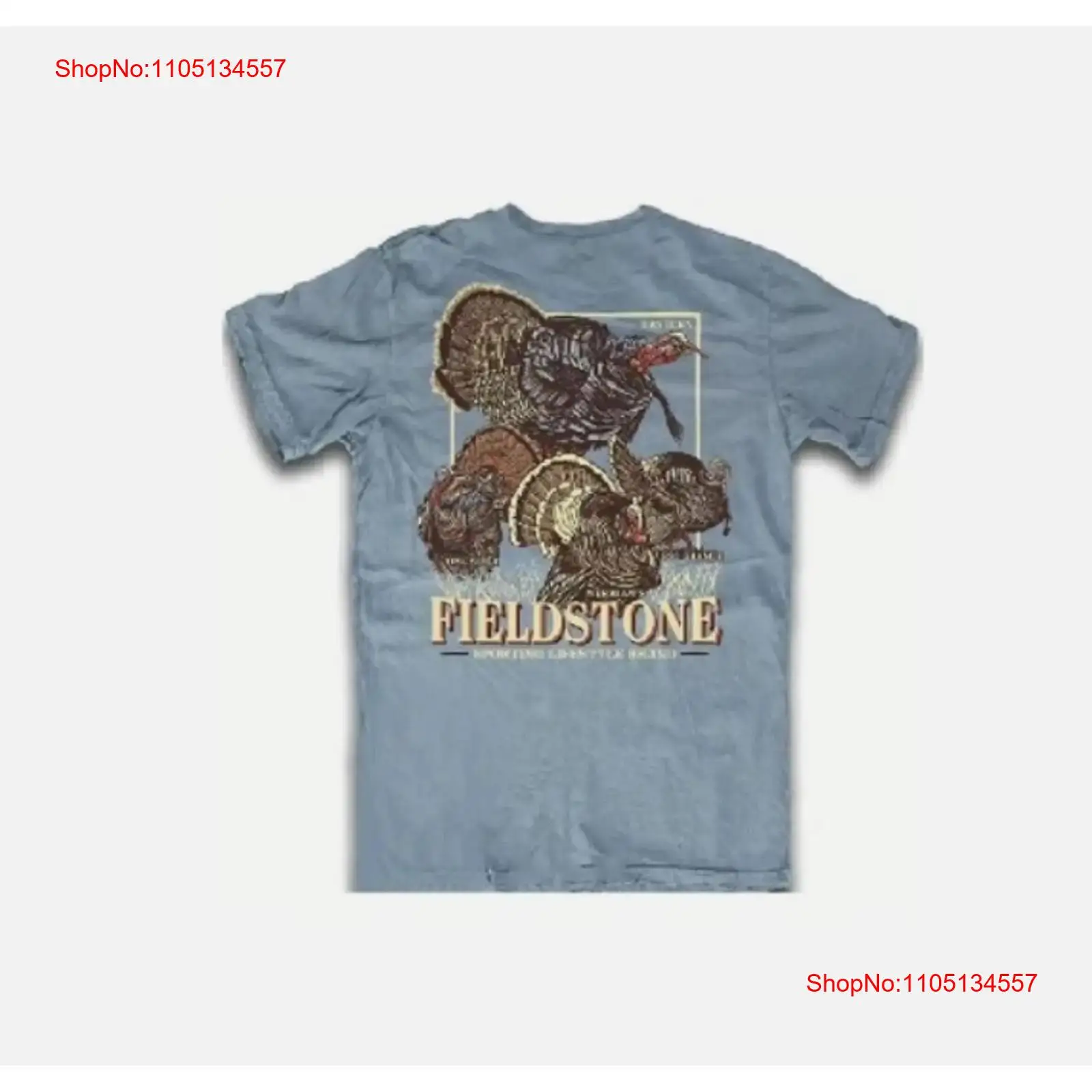Wildman Hunting & Outdoor Robertson - Fieldstone Türkei Jagd-T-Shirt Grand Slam Wild