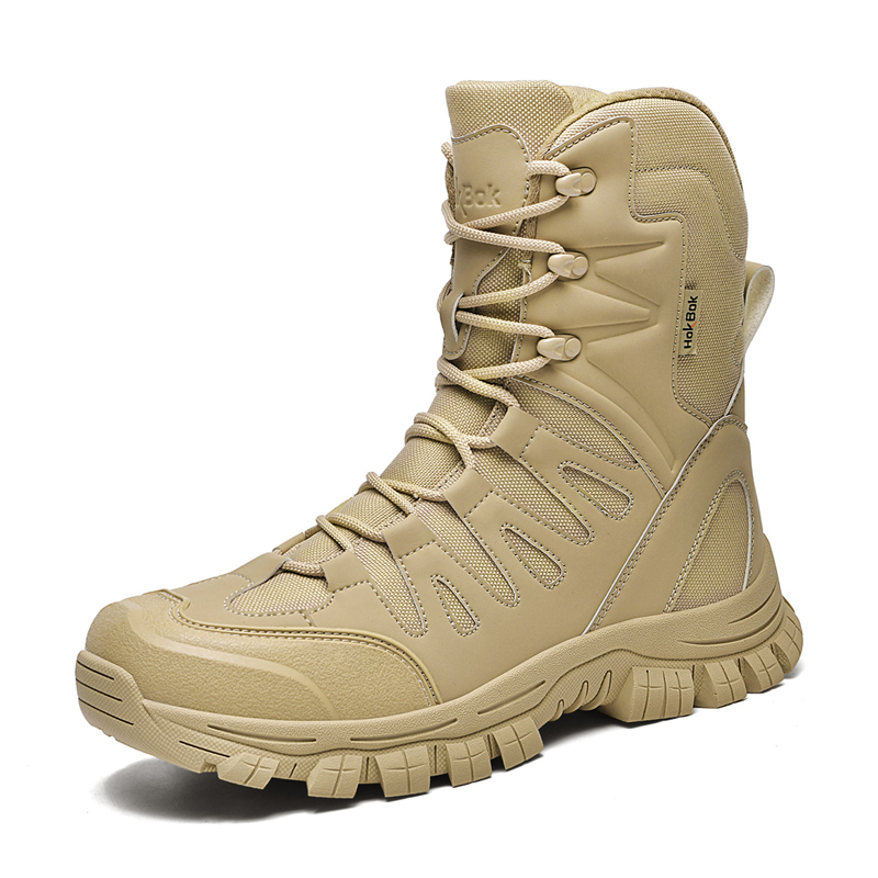Outdoor Hunting Fabric - Große Größen 39-47 Wüsten-Taktische Herrenstiefel Wasserdichte