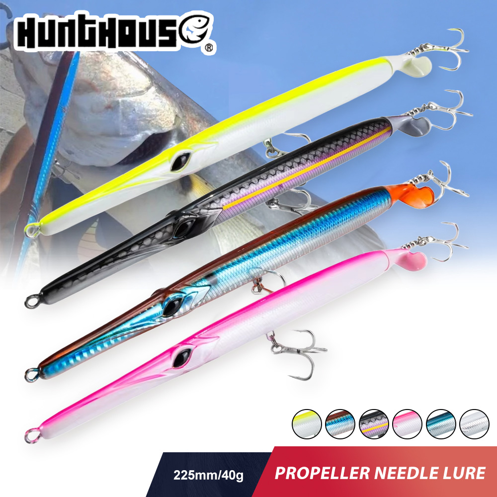 Hunting Quotes - Hunthouse 4/5 Stück Propeller-Nadelköder 225mm 40g
