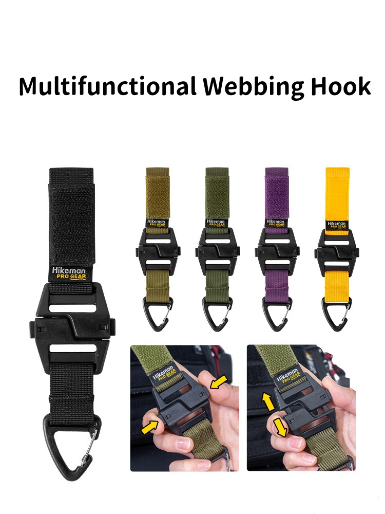 Tactical Belt Rigger - Multifunktionaler Gurtbandhaken, geeignet für Molle-Zubehör, verschiedene