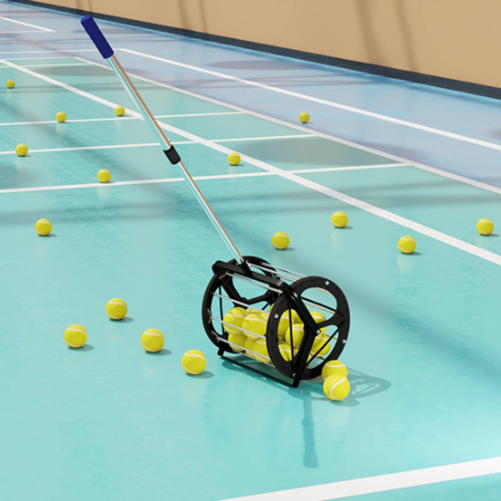 Outdoor Hunting Gear Store - Tennisball-Sammelrohr Leichtgewichtiger Ballaufnehmer Trainingsausrüstung für Tennisplätze