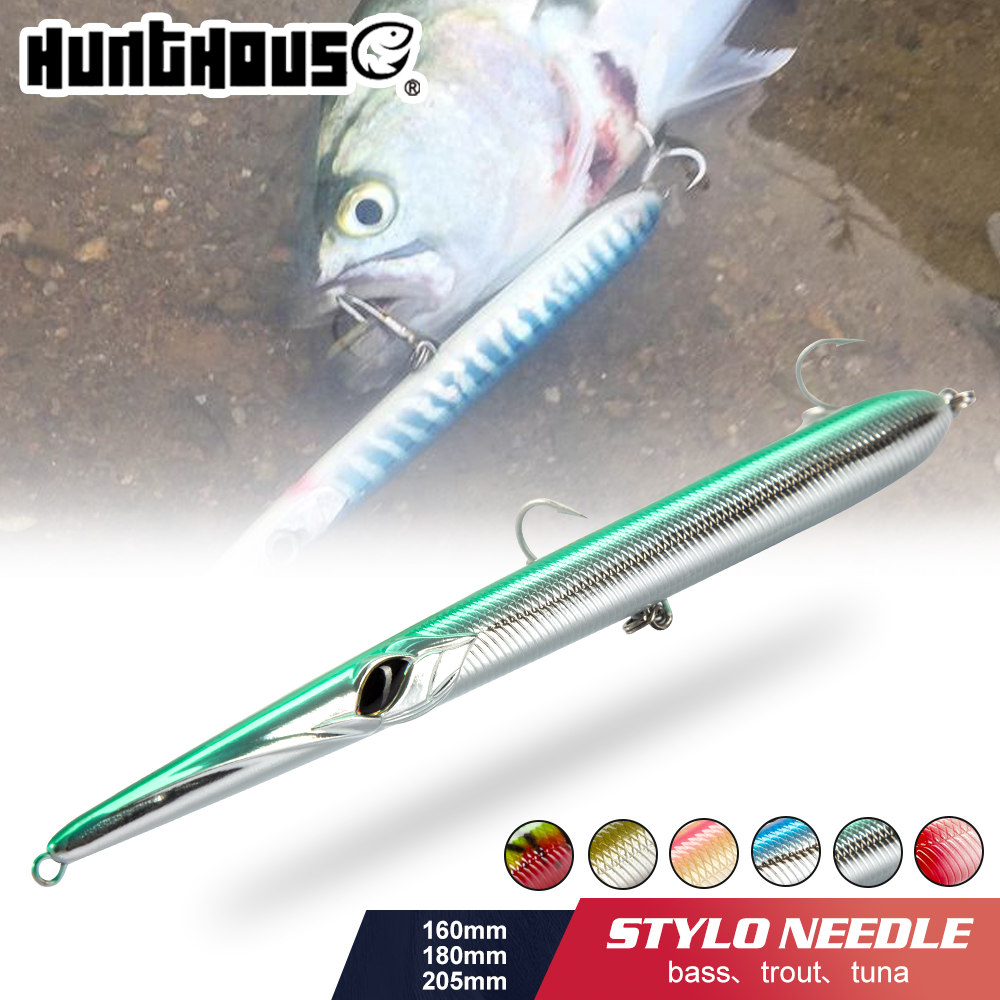 Hunting Quotes - Hunthouse Nadel-Angelköder für Weitwürfe, Pencil-Stickbait 18/24/31/36g,