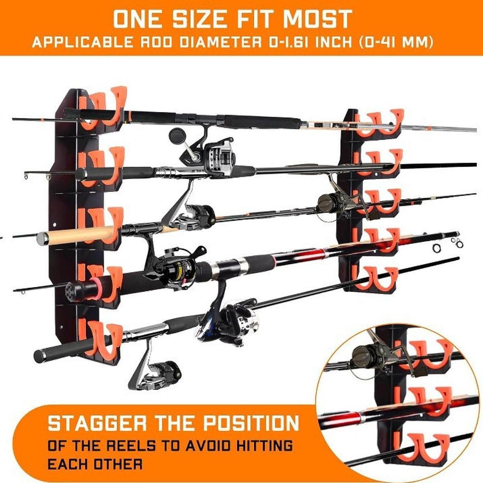 Wandmontierter Angelrutenhalte – Outdoor Hunting Gear Store Bewertung und Preis