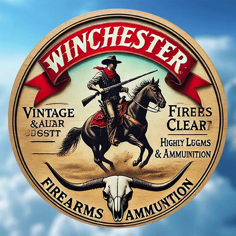 Winchester Vintage rundes Meta – Hunting Outdoor Christmas Decorations Bewertung und Preis