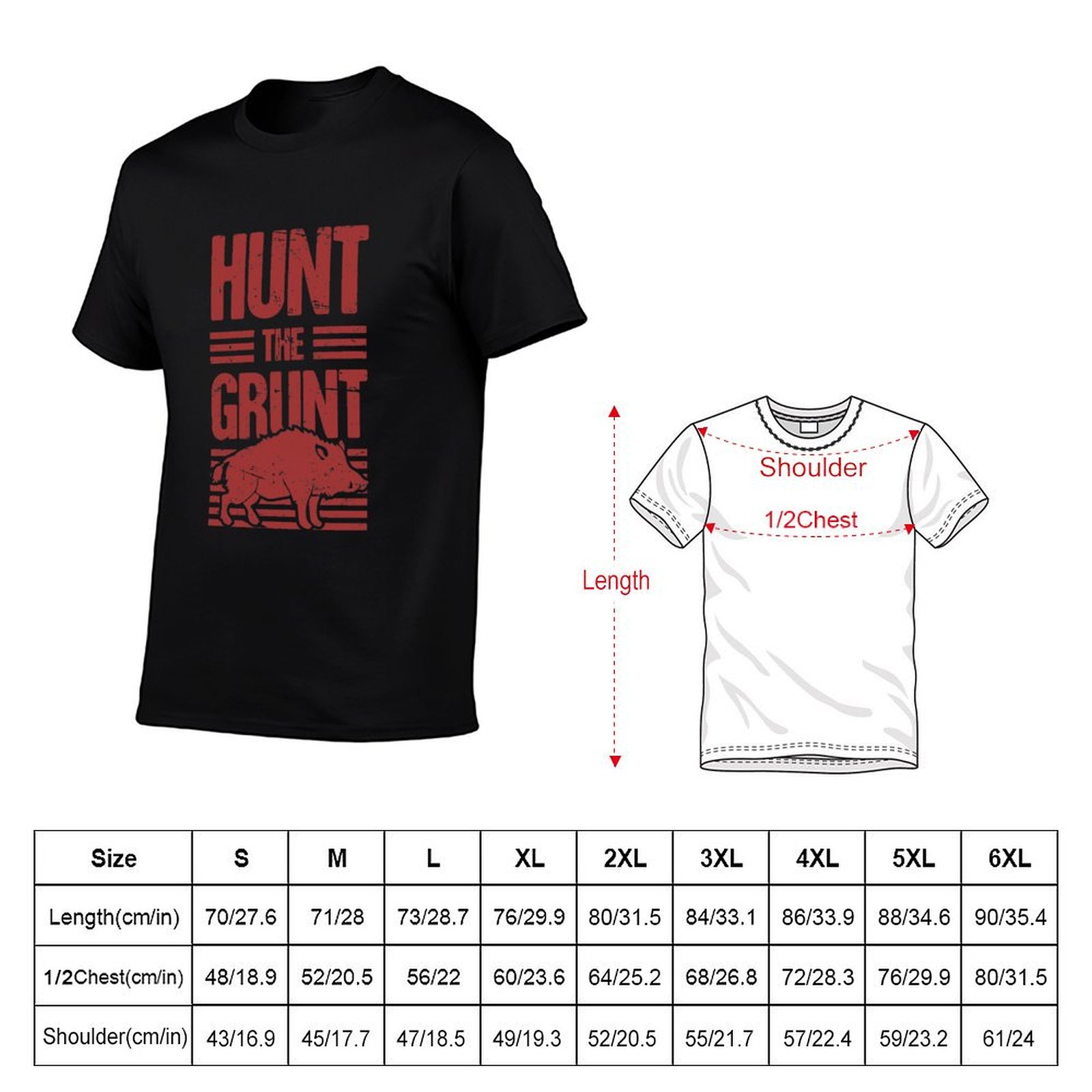 Wildschweinjagd - Grunt T-Shir – Wildman Hunting & Outdoor Robertson Bewertung und Preis