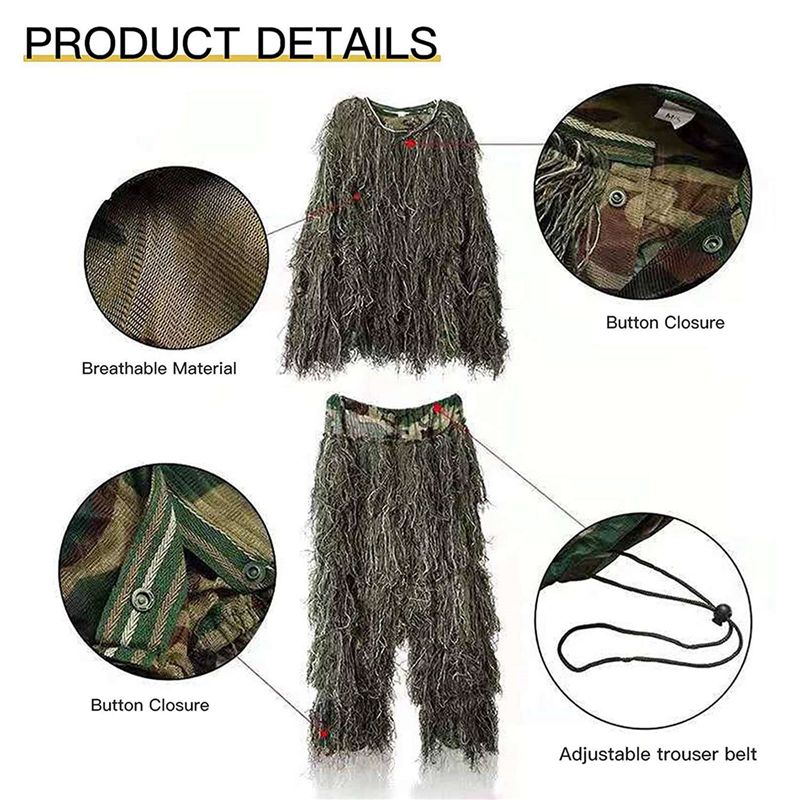AEF6-2X 5-in-1 Ghillie-Anzug,  – Hunting Outdoor Apparel Bewertung und Preis
